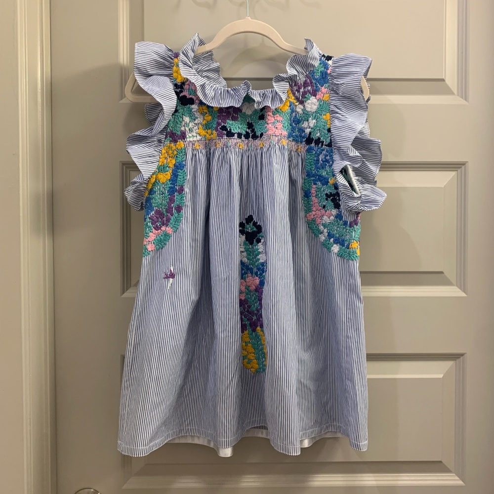 Mi Golondrina Top Olivia Arroyo de Flores Oscuras